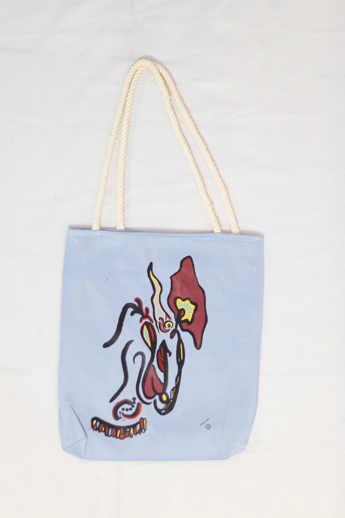 Brown Breeze Blue Tote bag, Clothing